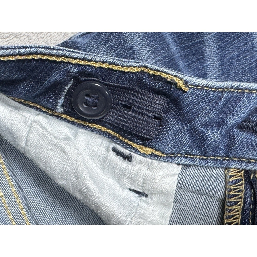 Gap Kids 1969 Blue Jean Burmuda Shorts Girls 12 Adjustable Waist Denim (B7) - Picture 7 of 8